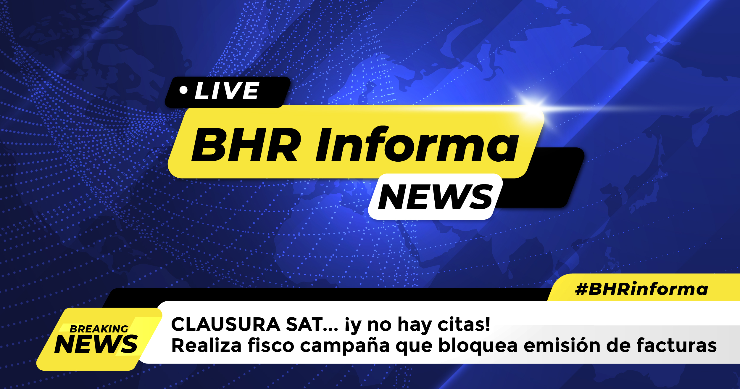 BHR Informa Cancelacion de sellos SAT