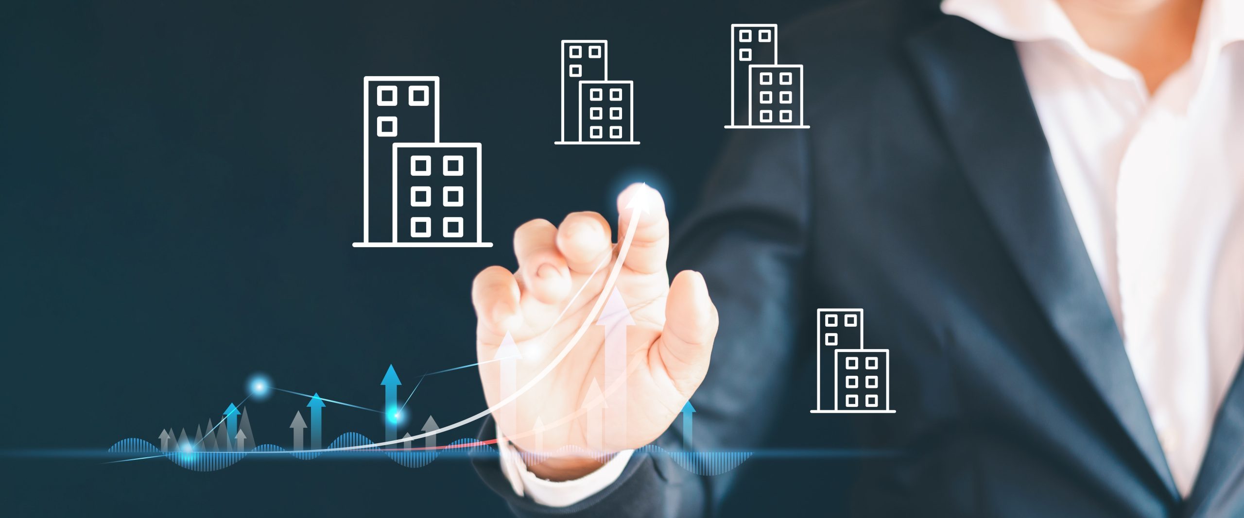 Real,Estate,Investment,Concept,,Interest,Rate,And,Enterprise,Growth,Planning.